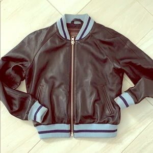 Orig Coach baseball leather jacket
